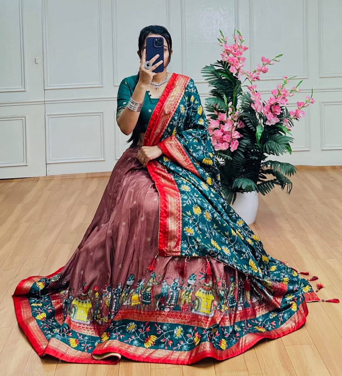  Artiriddhs Dola silk vol 47 Affordable lehenga choli in Delhi